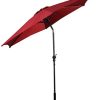 31ss7ieajL._AC_.jpg Costway Parasol de Jardin Inclinable Φ 270 CM Patio Pare-Soleil Imperméable avec Toile Polyester et Baleines en Fer Robuste, Base Non Inclus (Rouge Vine)