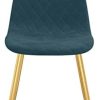 vidaXL Chaises de Salle à Manger 4 pcs Bleu Velours