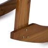 31x3EVy0JRL._AC_.jpg blumfeldt Rushmore - Chaise à Bascule, Dossier Haut, Grande Surface Assise, Bois de Sapin, Vernis de Protection, Résistant aux intempéries, Matériau Solide, Charge Max 150kg - Marron