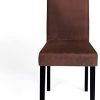 IDMarket - Lot de 6 chaises Hannah Marron Vintage pour Salle à Manger