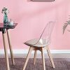 413JDcSAvxL._AC_.jpg Nordlys - Lot de 4 Chaises de Salle a Manger Scandinaves Pieds Bois Transparent ABS Beige