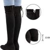 414PAgKbUdL._AC_.jpg Bottes Haute Femme Knee High Boot Femme Cuissardes Elastique Talon Noir Marron Vert EU 35-43