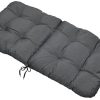 415yU4FCOML._AC_.jpg Beautissu Coussin Exterieur Jardin Flair NL - Coussin Chaise Jardin pour Chaise, Fauteuil ou transat de Jardin, terrasse ou Balcon - 100x50x8cm - Dossier Standard – Gris Graphite