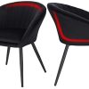 4171XInI1fL._AC_.jpg WOLTU 1 pièce Chaise de Salle à Manger rembourrée en Velours Pieds en métal,Chaise de réception Couleur Noir BH244sz-1
