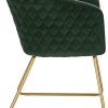 41B79s1CcS._AC_.jpg WOLTU 1 Chaise de Salle à Manger Chaise de Cuisine Chaise Salon en Velours,Fauteuil Chaise Pieds en métal doré,Vert Foncé BH271dgn-1