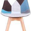 41DyBNSAUwL._AC_.jpg EGOONM Ensemble de 4 chaises de Salle à Manger, chaises de Style Nordique, pouvant être placées dans la Salle à Manger, Le Salon et Le Bureau (Bleu-4 Chaise)