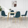 vidaXL Chaises de Salle à Manger 4 pcs Bleu Velours