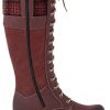 41JU2UuRSL._AC_.jpg Rieker Damen Stiefel Rot, Bottine Chelsea Femme