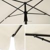 41LXih26EyL._AC_.jpg SONGMICS Parasol de Balcon rectangulaire 2 x 1,25 m, Protection UPF 50+, Ombrelle, Toile avec revêtement en PA, Sac de Transport, terrasse, Jardin, sans Socle, Beige GPU025M01