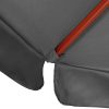 41McAvnLQnL._AC_.jpg Kingsleeve Parasol en Bois Anthracite 330 cm Protection UV 50+ Hydrofuge démontable Balcon Jardin terrasse extérieur Pique-Nique Soleil