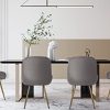 41OuBmr2vJL._AC_.jpg Wolmics Chaises de Salle à Manger Chaise Scandinave Velours Lot de 2 avec accoudoirs,Chaise Fauteuil Chaise Cuisine avec Pieds doré en Métal,Gris Clair