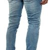 41VQJE0VRL._AC_.jpg Merish Jeans Hommes Carotte Delavé Stone Used Peinture Look Modell J2081