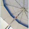41WFOHfZrkS._AC_.jpg Parasol de plage / jardin Ø 200 cm anti-vent, mât en aluminium, pare-soleil pour terrasse, hauteur réglable, jardin, camping, piscine, inclinable pliable à 360 ° rotatif anti-vent