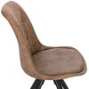 41XdNG7v3EL._AC_.jpg WOLTU BH268dbr-2 Chaise de Salle à Manger Lot de 2 siège en Tissu Scientifique Pied en Bois Massif,Chaise de Cuisine Chaise de Salon Brun Foncé