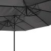 41ZiLO87ZaL._AC_.jpg Zelsius Parasol | Parasol Double avec manivelle | 460x270 cm (Gris)