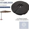 41cSy3ys4GS._AC_.jpg CAMORSA Parasol Deporte, 3M Parasol Inclinable avec Manivelle, Parasol Étanche avec 8 Baleines Protection UV 50+ pour Piscine, Plage, Restaurants, Balcon, Rouge