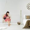 41gC579SRaL._AC_.jpg Fauteuil Suspendu, Beige, avec Coussin, Compartiment de Livres & Housse de Protection - Hamac Suspendu Interieur et Exterieur - Max 150 kg - Chaise Suspendue pour Jardin. Siege Suspendu