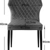 41hEF3PdxS._AC_.jpg JYMTOM Chaise de salle à manger rembourrée avec accoudoirs Largeur d'assise 45,5 cm Pieds en métal Revêtement velours Charge max. 120 kg