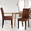 IDMarket - Lot de 6 chaises Hannah Marron Vintage pour Salle à Manger