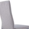 41m94BsOXVL._AC_.jpg IDIMEX Lot de 4 chaises de Salle à Manger Nathalie piètement métallique Couleur Aluminium et revêtement en Tissu Gris