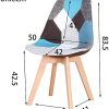41nfmbxUBgL._AC_.jpg GrandCA HOME Lot de 2/4 chaises de salle à manger style nordique (2, Bleu)