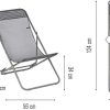 41sJdtWwtmL._AC_.jpg Lafuma LFM2763-8544 - Chaise longue, Pliable et réglable, Transatube 2, Texplast, Couleur: Gris (Silex)- 83x56x94 cm