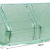 41sYt5zzffL._AC_.jpg Outsunny Mini Serre de Jardin Serre à tomates 180L x 90l x 90H cm Acier PE Haute densité 140 g/m² Anti-UV 2 fenêtres avec Zip enroulables Vert