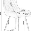 41tlgkGPN0L._AC_.jpg Wolmics Chaises de Salle à Manger Chaise Scandinave Velours Lot de 2 avec accoudoirs,Chaise Fauteuil Chaise Cuisine avec Pieds doré en Métal,Vert Foncé