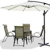 41txSjsgqwL._AC_.jpg Novonova Parasol de Jardin Ø350cm H*L 400 × 260 cm Protection Solaire UV50+ Parasol de Balcon Parasol déporté inclinable avec Manivelle (Pied excl.) SY-PS835