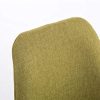 41wev7E8ATL._AC_.jpg Chaise De Salle A Manger Toulouse en Tissu I Chaise Visiteur Style Scandinave avec Dossier Et Assise Rembourrés I Piètement Bois Rond, Couleur:Vert, Couleur du Cadre:Natura