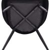 41y4dz114ML._AC_.jpg WOLTU 1 pièce Chaise de Salle à Manger rembourrée en Velours Pieds en métal,Chaise de réception Couleur Noir BH244sz-1