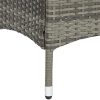 41zKli7p1LS._AC_.jpg DuraB Ensemble de meubles de balcon en polyrotin pour 2 personnes - 1 table et 2 fauteuils - Résistant aux intempéries - Pour jardin, balcon et terrasse (rotin gris)