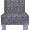 41zpDYFPZTL._AC_.jpg Tidyard Lot de 6 Chaises de Salle à Manger en Rotin Kubu et Bois de Manguier Fabrication à la Main Style Moderne Gris 46 x 61 x 93 cm