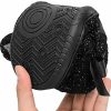 5144XTPlAGL._AC_.jpg GURGER Tricoté Chausson Montant Femme Fourrure Hiver Maison Doublé Chaud Pantoufles