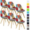 518NJzR6aVL._AC_.jpg WOLTU® Chaises de Salle à Manger Lot de 6 Chaise de Cuisine en Lin,BH29mf-6 Multicolore