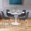 51DSkNYXCsL._AC_.jpg IDMarket - Lot de 4 chaises Gaby Grises en Tissu pour Salle à Manger