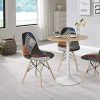 Chaises de Salle à Manger Ensemble de 2 x comptoirs Lounge de Loisirs Chaises de Coin de Salon Chaises Multicolur Chaises de réception en Lin et Tissu avec Dossier Soft Cushion (2color)