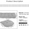 51HKMjnYC-L._AC_.jpg Coussins d'été pour Banc de Jardin,Doux Coussin Banc Jardin Exterieur,Coussin Banquette Balançoire Fauteuil de Jardin 1 Assise 110x50cm + 2 Dossiers 48x48cm (Gris)