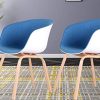 51IDBGSCszL._AC_.jpg Muebles Home Lot de 2 chaises de salle à manger modernes et rétro avec coussin en lin et pieds en fer pour salle à manger, chambre à coucher