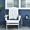 51JQpPekvdL._AC_.jpg Outsunny Fauteuil de Jardin Adirondack Chaise Longue inclinable en Bois 97L x 73l x 93H cm Blanc