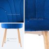 51My7TaBd1S._AC_.jpg CO-Z 2 Chaises de Salle à Manger en Velours, Chaise de Cuisine Rembourrée en Velours, 2 Rétro Chaises en Tissu avec Pieds en Métal, Chaise Rembourré Scandinaves pour Maison Salon Chambre