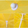 51PuXQ8So1L._AC_.jpg Sekey® Parasol Ø 160 cm inclinable pour Patio Jardin Balcon Piscine Plage Jaune Rond Sunscreen UV20+