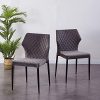 51XV6U-48S._AC_.jpg JYMTOM Chaise de salle à manger rembourrée avec accoudoirs Largeur d'assise 45,5 cm Pieds en métal Revêtement velours Charge max. 120 kg