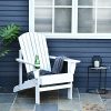 51iKyhNFZSL._AC_.jpg Outsunny Fauteuil de Jardin Adirondack Chaise Longue inclinable en Bois 97L x 73l x 93H cm Blanc