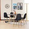 51sMcjxpweS._AC_.jpg MEUBLE COSY Lot de 4 Chaises Salle à Manger Scandinave Fauteuils de Salon Cuisine Bureau