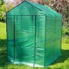 61YovPFniS._AC_.jpg SKYLANTERN Serre de Jardin en Plastique - Serre Jardin avec étagères et Fermeture à Zip - Tente Abri pour Plante et Culture (Dimensions : 125 x 190 x 190 cm)