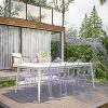 61aGmpUyr0L._AC_.jpg Chaise Transparente Lot de 8 Chaises de Salle à Manger Chaise Ghost Chaise Polycarbonate Transparent Chaise Violet Clair Non empilable Amovible