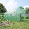 61irhGNvCsL._AC_.jpg Générique Serre de Jardin Tunnel - bache armée - 9m2, 4,5x2m - en polyéthylène armée - Anti UV