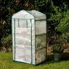 61seuzz-zeL._AC_.jpg BRAMBLE Serre de Jardin/Balcon avec 3 Étagères Réglables & Bâche Robuste - Portable, Solide & Facile à Assembler - 125x69x49cm