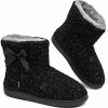 GURGER Tricoté Chausson Montant Femme Fourrure Hiver Maison Doublé Chaud GURGER Tricoté Chausson Montant Femme Fourrure Hiver Maison Doublé Chaud Pantoufles
